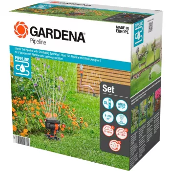 Aspersor de césped circular Gardena 8272-20 plástico negro