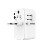 Adaptador de viaje FIXED Voyager 85W para EU, UK y USA/AUS, con 4xUSB-C y 1xUSB salida | Adaptador