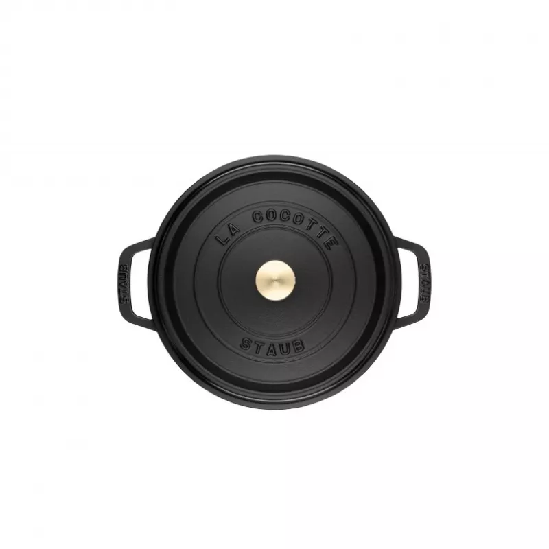 Staub La Cocotte 20 cm redonda, negra, hierro fundido (40509-487-0)