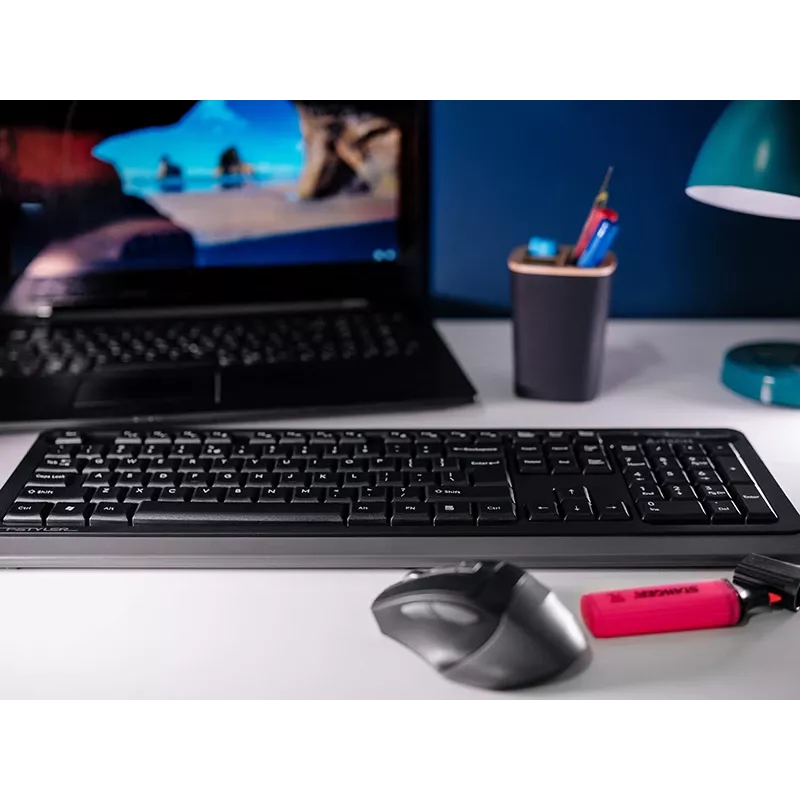 A4Tech FStyler FG1035 kit de teclado y ratón inalámbricos, 2,4G, gris