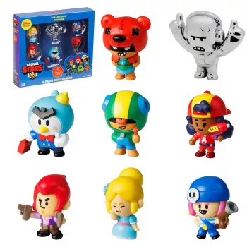 Brawl Stars S1 figuras – pack de 8 caja Deluxe VER.B