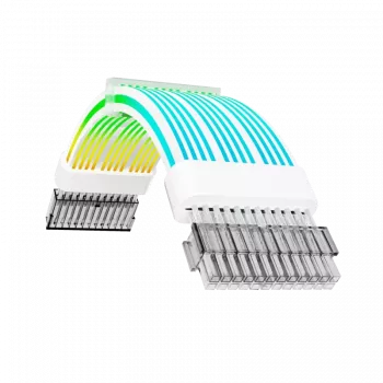 Gamemax | Cable de extensión de fuente de alimentación | MB 24PIN-B | Blanco
