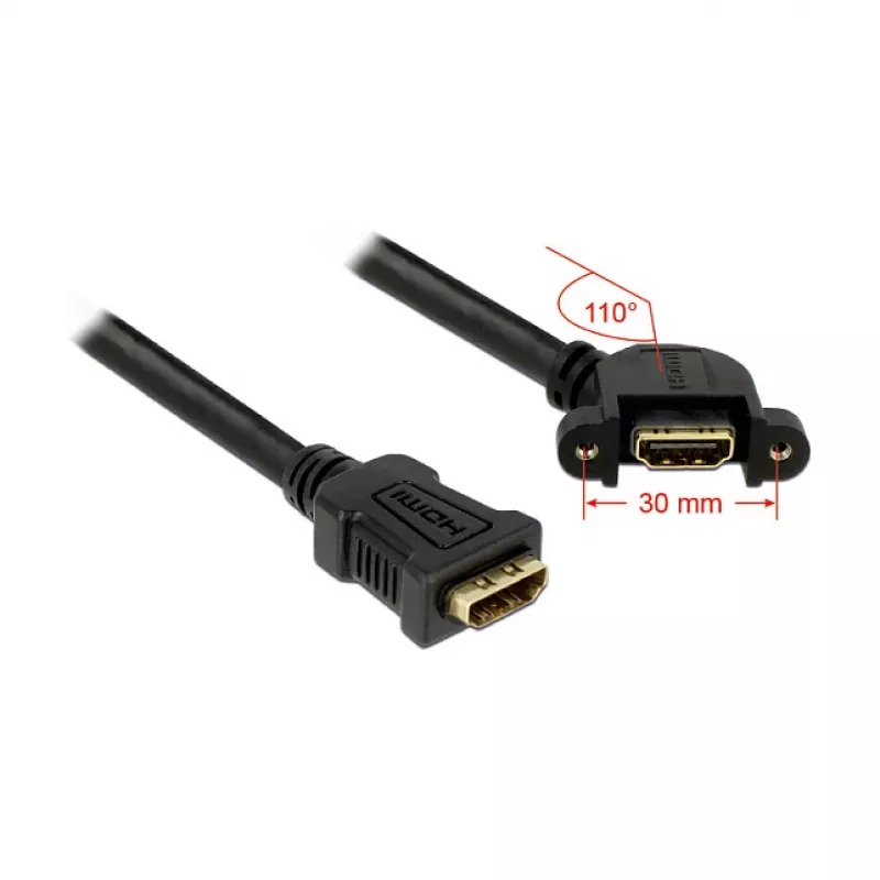 Cable HDMI DeLOCK 0,25 m 2xHDMI