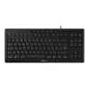 Teclado CHERRY STREAM TKL universal USB QWERTZ suizo negro