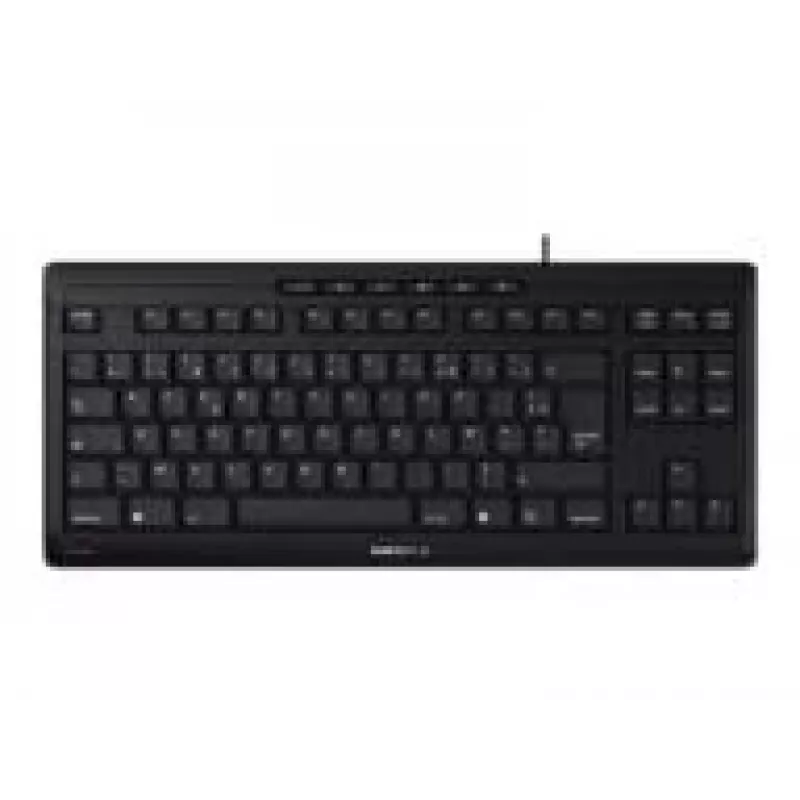 Teclado CHERRY STREAM TKL universal USB QWERTZ suizo negro