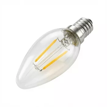 Lámparas LED Osram LED Classic B 25 Filament P 1.8W 827 Clear E14, minibombilla clásica