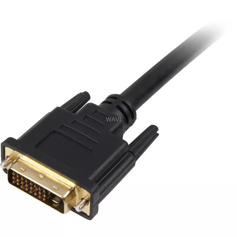 Cable DVI Sharkoon DVI-D/DVI-D (24+1) 1 m