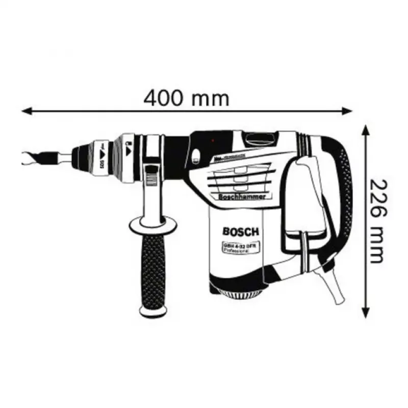 Bosch 0 611 332 101 Martillo perforador 900 W 800 rpm
