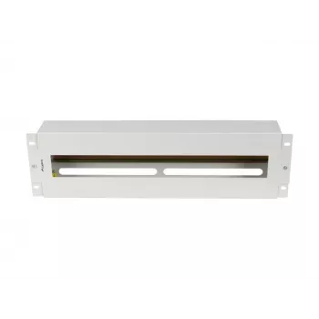 Lanberg AK-VDP103-S panel de distribución de tensión de 19 pulgadas 3U con carril DIN TS-35, gris