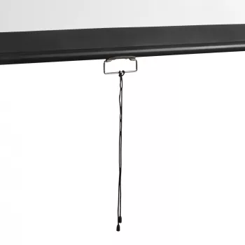 Pantalla de proyección SBOX PSM-100-2 180×180 cm manual para montaje en pared/techo