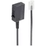 Cable telefónico ShiverPeaks BS71041-1 0,2 m negro