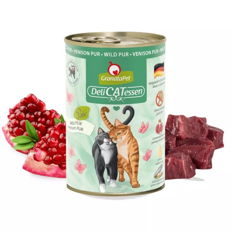 GRANATAPET DeliCATessen caza - comida húmeda para gatos - 400 g