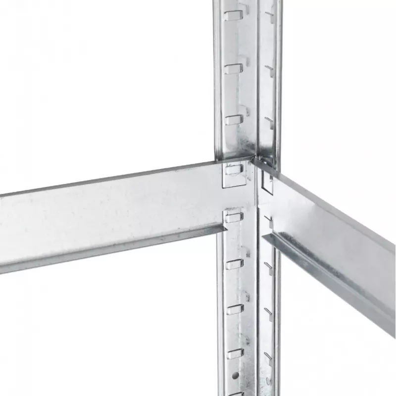 Estantería de almacén GreenBlue GB378 metal galvanizado 5 estantes, acero galvanizado, 900×400 mm, máx. 75 kg por estante