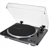 AT-LP70XBTBS, tocadiscos Negro/Plata, preamplificador fonográfico integrado, Bluetooth, totalmente automático, transmisión por correa