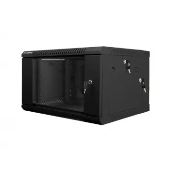 Rack de pared LANBERG WF02-6606-10B 6U 600x374,3x600 mm acero inoxidable negro