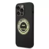 Funda blanda de silicona Karl Lagerfeld RSG negra para Apple iPhone 14 Pro KLHCP14LSRSGRCK