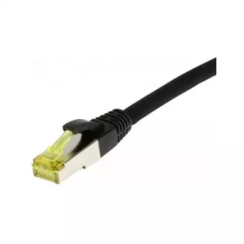 Cable de red RJ45, CAT6A 500 MHz, 1,0 m, negro, S-STP (S/FTP), TPE/LSZH (Ultraflex), AWG26, con cable bruto Cat.7, Synergy 21 (S217617)