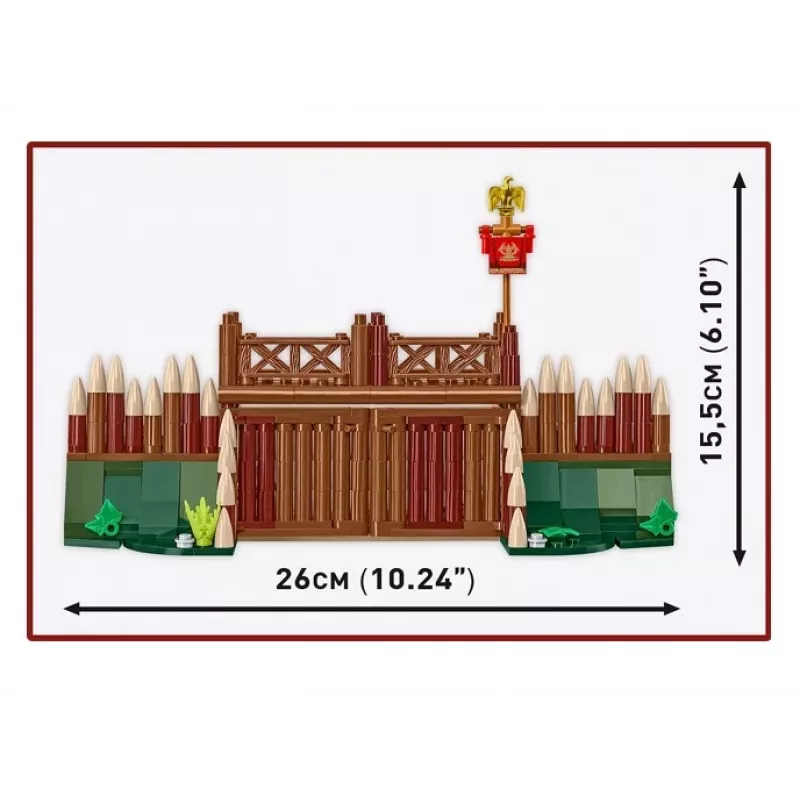 Cobi Set de construcción Imperium Romanum — Puerta de campamento romano, 591 piezas