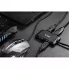 Yenkee YHB 4341BK hub USB 3.0 de 4 puertos con entrada de alimentación Micro USB