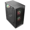 Set de caja PC Silentware Flow 100 ARGB MESH — 2×140 mm frontal, 1×120 mm trasero