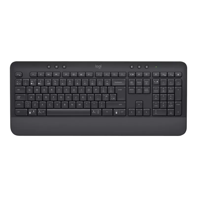 Logitech Signature K650 Teclado inalámbrico, Bluetooth 5.1, QWERTZ, suizo (CH), grafito (920-010912)