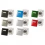 ShiverPeaks BASIC-S BS74280-GR toma de red Cat.6A, 2 x RJ45, plata