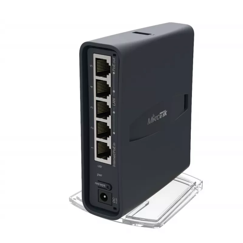 Mikrotik hAP ac lite torre negro Power over Ethernet (PoE)