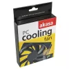 Ventilador Akasa negro 12cm AK-174BKT-B