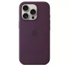 Apple iPhone 16 Pro Funda de silicona con MagSafe - Ciruela
