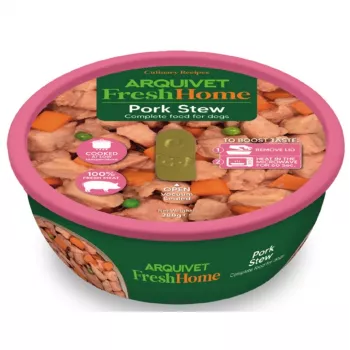 Pienso húmedo para perros ARQUIVET Fresh Home Gulasz Wieprzowy 280 g – cerdo, monoproteico, alimento completo