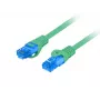 CABLE DE PARCHEO LANBERG S/FTP CAT.6A 0,5M VERDE LSZH