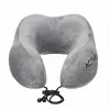 Almohada cervical ortopédica de viaje ActionMed PO400AM, relleno de espuma, gris – soporte para cuello y nuca