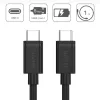 Cable USB Unitek Y-C477BK USB 3.2 Gen 1 1m USB C negro
