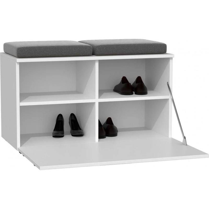 Top E Shop OPAL SZAFKA BIEL zapatero cerrado, blanco