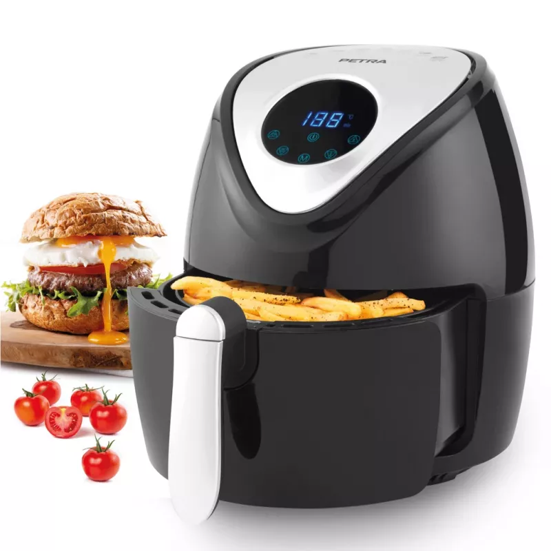 Freidora de aire Petra PT4221VDEEU7 4,5 l, freidora eléctrica de sobremesa