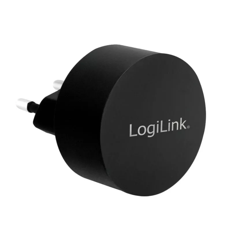 Adaptador de enchufe USB LogiLink PA0218 2 puertos USB para carga rápida 10,5 W
