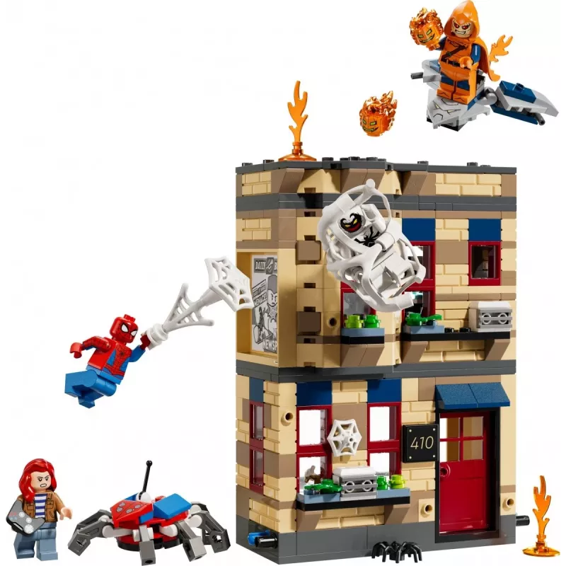 LEGO Marvel set 76317 apartamento de Peter Parker con minifigura de Spider-Man