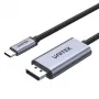Adaptador de cable UNITEK V1409A USB-C DisplayPort Negro, Gris