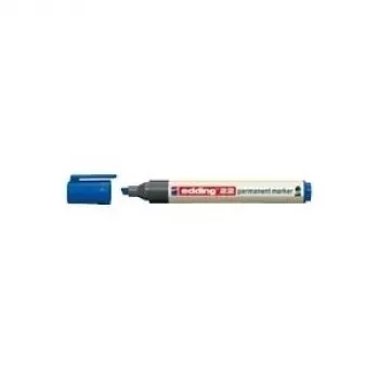 Rotulador permanente Edding 22 EcoLine Punta biselada Azul