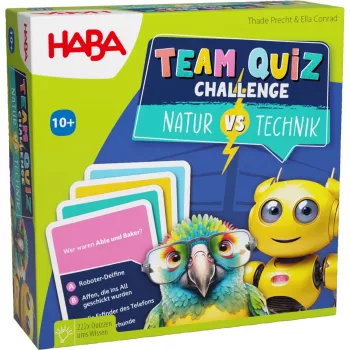 Team Quiz Challenge - Naturaleza vs. Tecnología, juego de preguntas