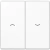 Módulo de interruptor de superficie Jung LS 995 P WW, blanco, protección IP44, compatible con 4072.01 LED