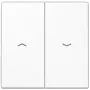 JUNG LS 995 P WW tecla para interruptor de persianas, blanco