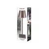Lámpara de mesa recargable Beper P201UTP103, interruptor táctil, 2 W