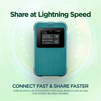 Router portátil Acer Connect M4E 20 GB Dualband Wi-Fi 6 5G