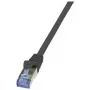Cable de red LogiLink 10 m Cat.6A RJ-45 S/FTP negro