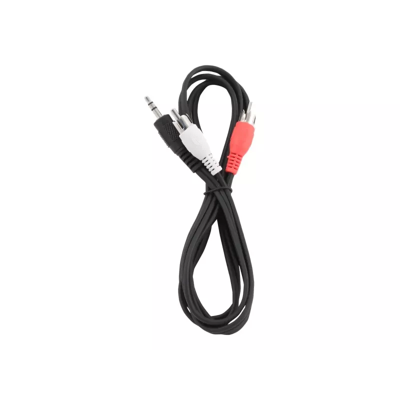 Gembird 1,5 m - 3,5 mm/2xRCA - M/M 1,5 m 3,5 mm 2 x RCA negro - rojo - blanco (CCA-458)
