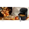 Freidora de aire Nedis KAAF160BK, cesta única, 4,2 L, 1300 W, Negro