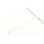 Fellowes Archivador de palanca Proclip, blanco, de dos piezas de plástico, con varillas de archivo alargadas (100 mm) (0089701)