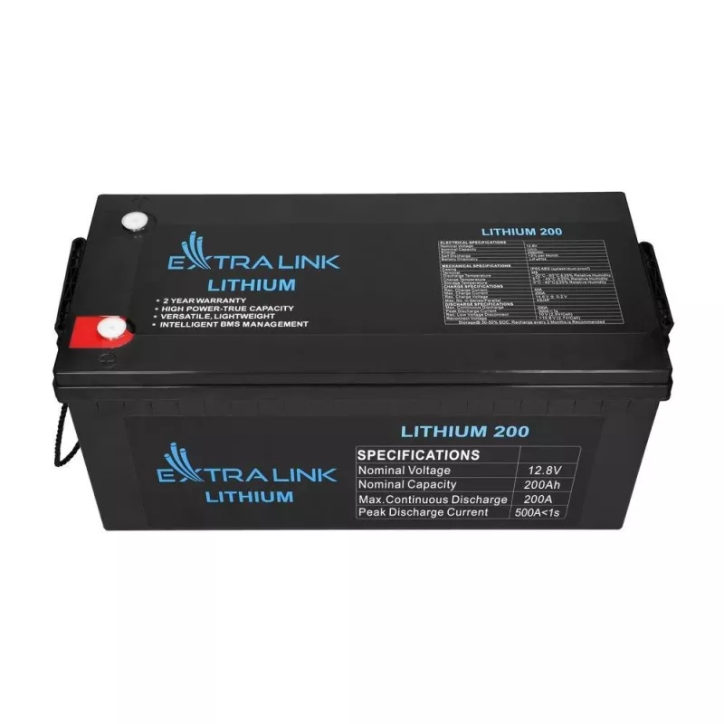 Extralink EX.30479 batería recargable industrial de litio-hierro-fosfato (LiFePO4), 12,8 V, 200 Ah