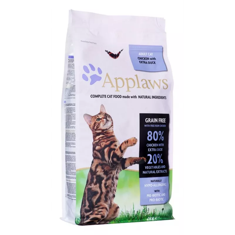 Applaws pienso seco para gatos, pollo con pato, 2 kg